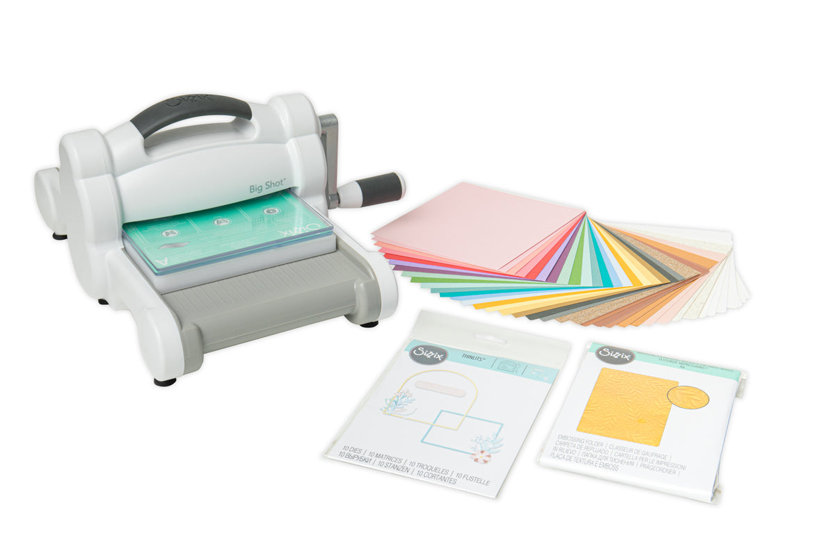 Troqueladora Manual Big Shot Starter Kit. ESPECIAL MIX MEDIA Y SCRAPBOOK