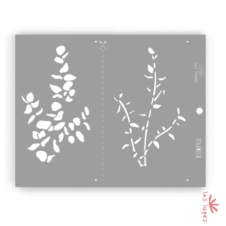 ESTENCIL 24*30cm DOBLE REGISTRO LAS LUPES