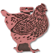 SELLO O TIMBRE ANIMALES DE LA GRANJA LAS LUPES