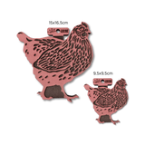 SELLO O TIMBRE ANIMALES DE LA GRANJA LAS LUPES