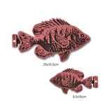 SELLO O TIMBRE PECES LAS LUPES
