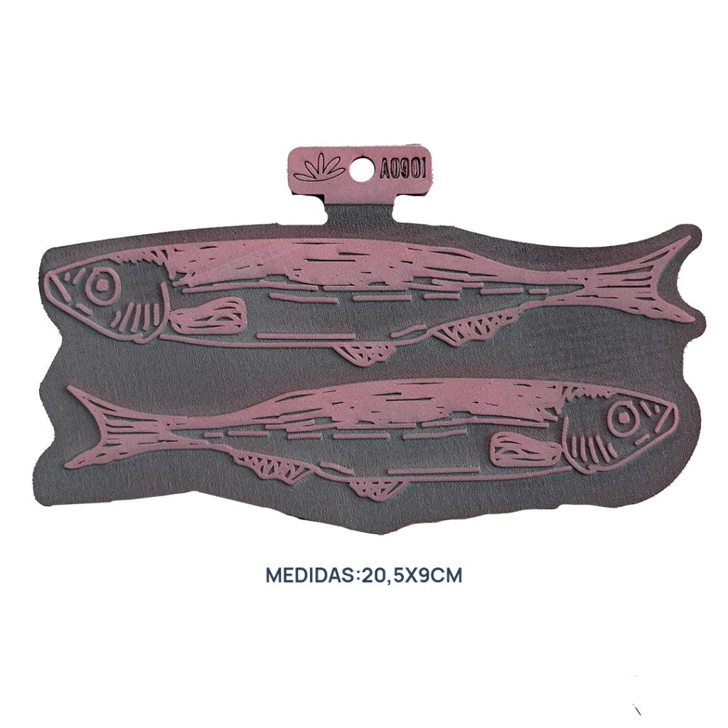 SELLO O TIMBRE PECES LAS LUPES