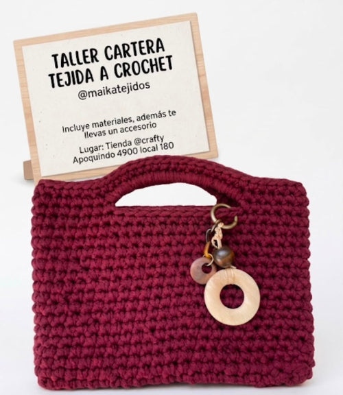 TALLER CARTERAS ... PREPARANDOTE PARA LA TEMPORADA DE EVENTOS BY MAIKA