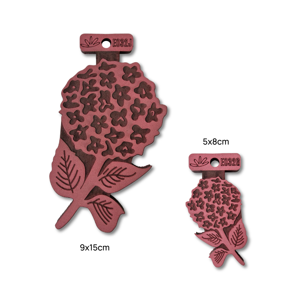 SELLO O TIMBRE FLORES CON 2 TAMANOS LAS LUPES