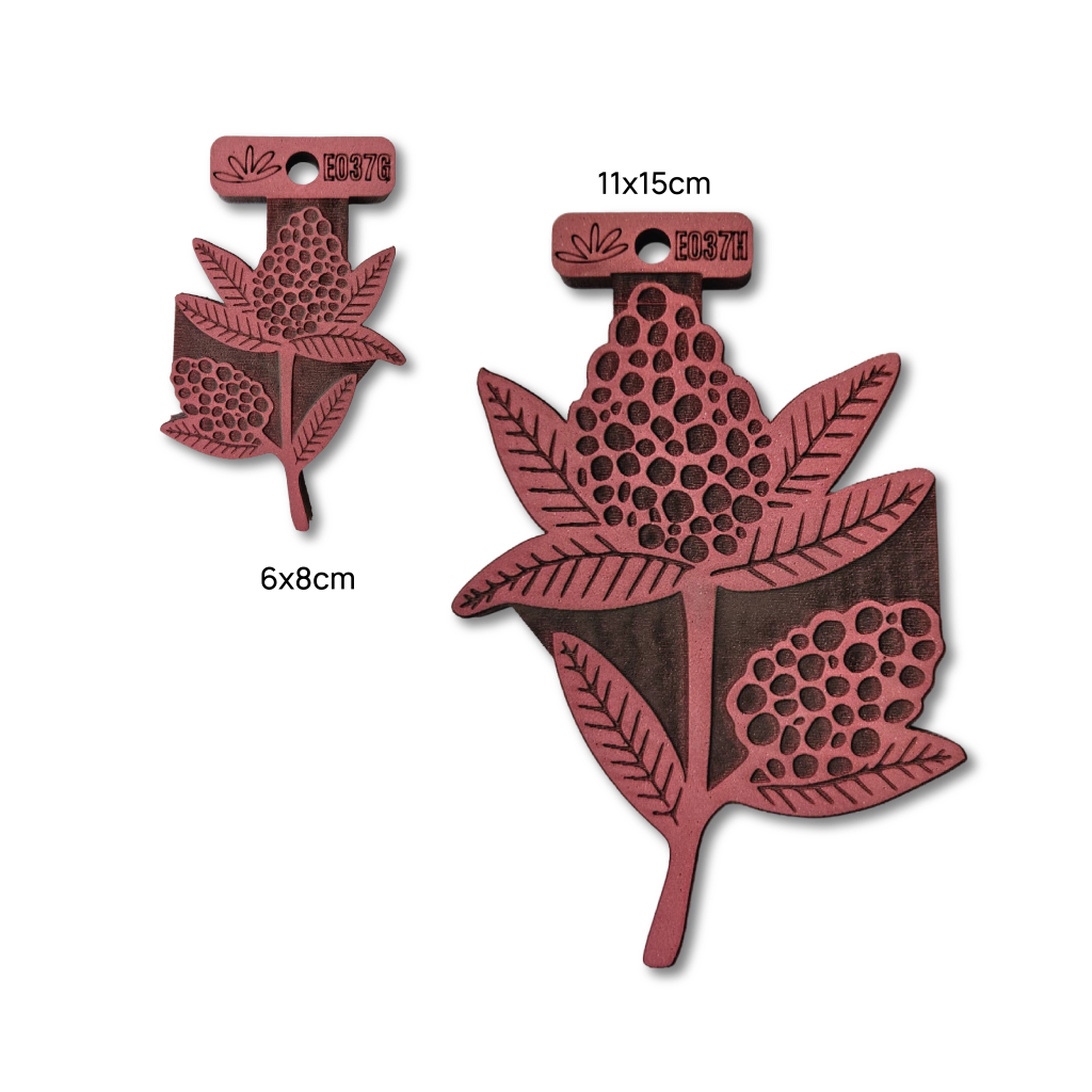 SELLO O TIMBRE FLORES CON 2 TAMANOS LAS LUPES