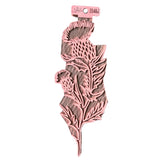 SELLO O TIMBRE FLORES  EN PATTERN LAS LUPES