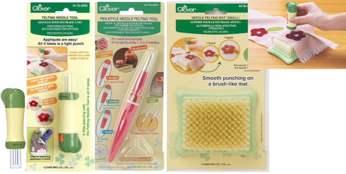 KIT SET DE FIELTRO CLOVER-CRAFTY