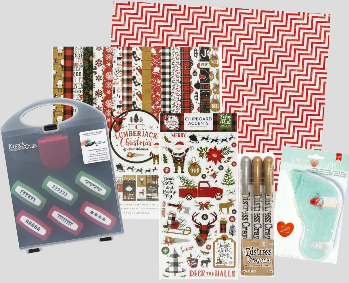 KIT PACK SCRAPBOOK COMPLETO