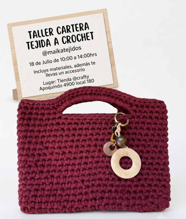 TALLER CARTERAS ... PREPARANDOTE PARA LA TEMPORADA DE EVENTOS BY MAIKA