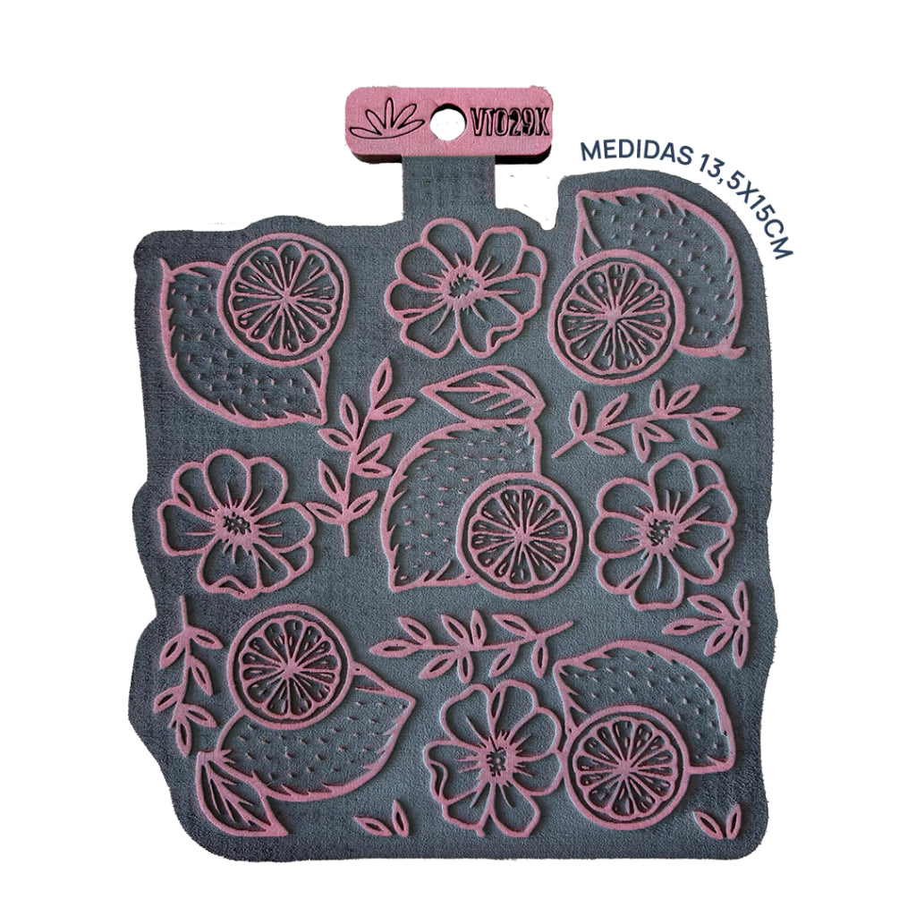 SELLO O TIMBRE FLORES  EN PATTERN LAS LUPES
