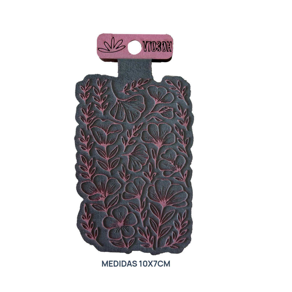 SELLO O TIMBRE FLORES  EN PATTERN LAS LUPES