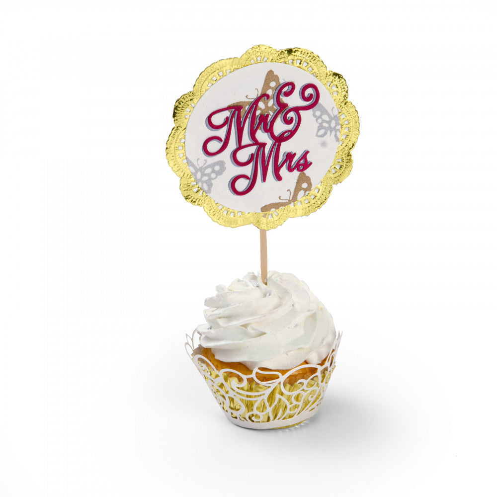 MATRIZ-TROQUEL THINLITS TOPPER Y PORTA CUP CAKE SIZZIX