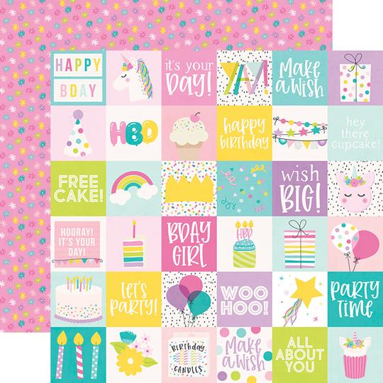 PAPEL DECORATIVO COLECCION MAGICAL BIRTHDAY SIMPLE STORIES