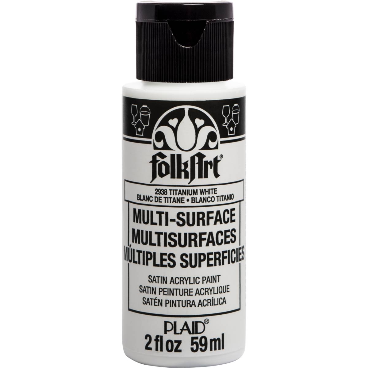 PINTURA ACRILICA MULTISUPERFICIE FOLKART (59ML) (Variedad de colores)