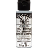 PINTURA ACRILICA MULTISUPERFICIE METALICAS FOLKART (59ML) (Variedad de colores)