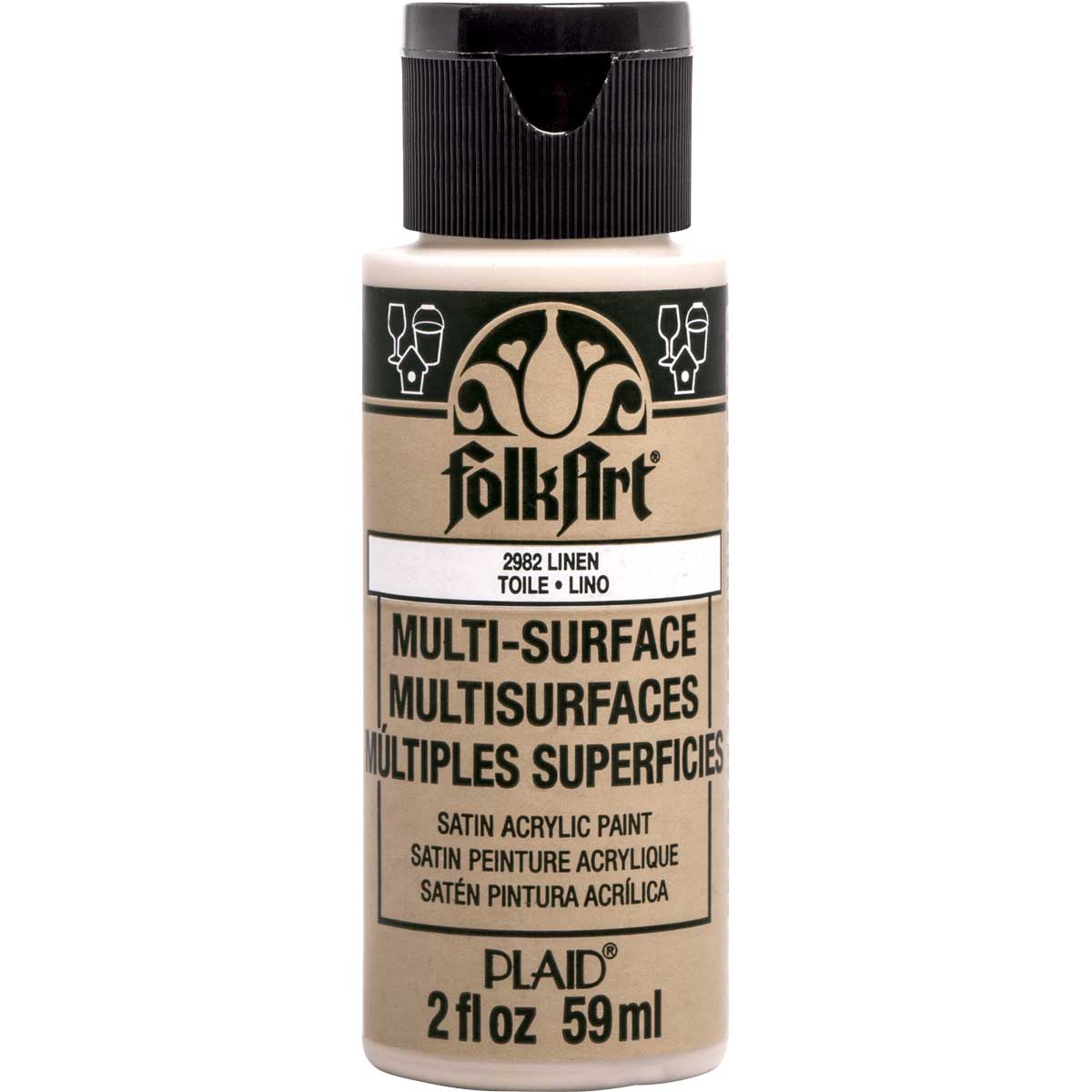 PINTURA ACRILICA MULTISUPERFICIE FOLKART (59ML) (Variedad de colores)