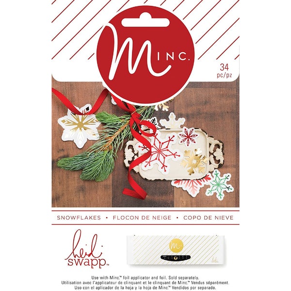 SET DE DISENOS PARA MINC SNOWFLAKES HEIDI SWAPP