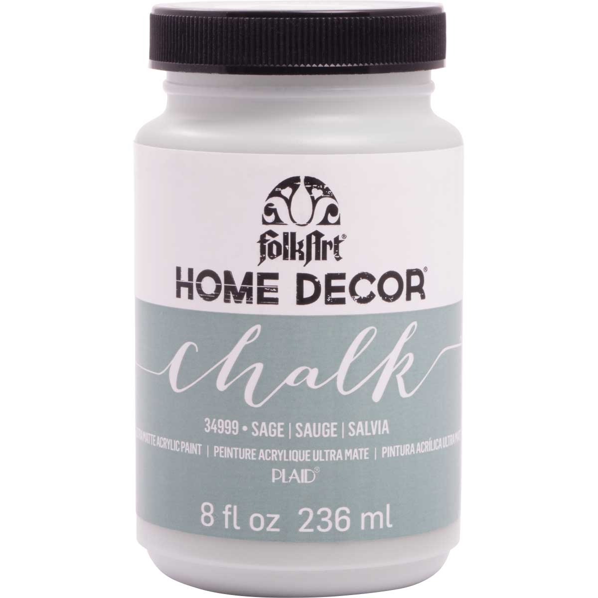 PINTURA DECORATIVA CHALK OPACA CUBRITIVA 236ML FOLKART (Amplia gama de colores)