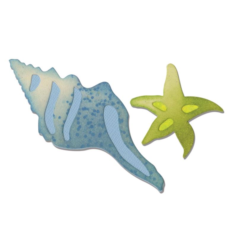 MATRIZ-TROQUEL BIGZ SEASHELLS & STARFISH SIZZIX