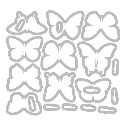 MATRIZ-TROQUEL FRAMELITS BELLAS MARIPOSAS  SIZZIX