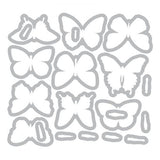 MATRIZ-TROQUEL FRAMELITS BELLAS MARIPOSAS  SIZZIX