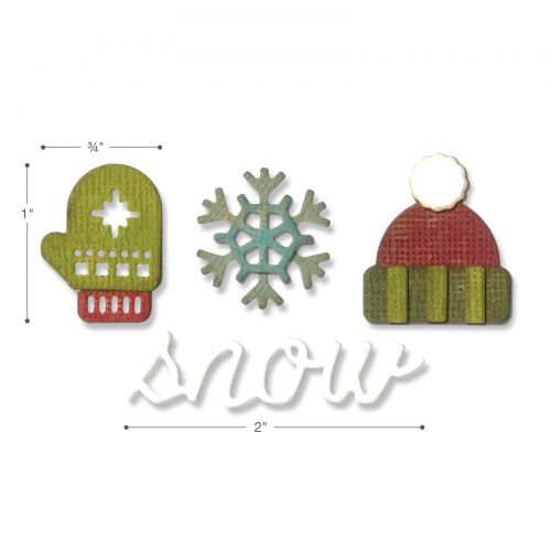 SET DE CORTE Y EMBOSSING SNOW SIZZIX