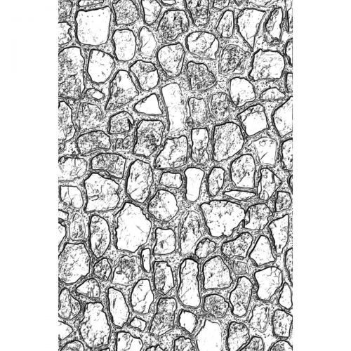 EMBOSSING FOLDER COBBLESTONE2 SIZZIX (PLANTILLAS DE RELIEVE)