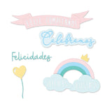 MATRIZ-TROQUEL THINILITS MIX DE PALABRAS EN ESPAÑOL Y DISEÑOS SIZZIX