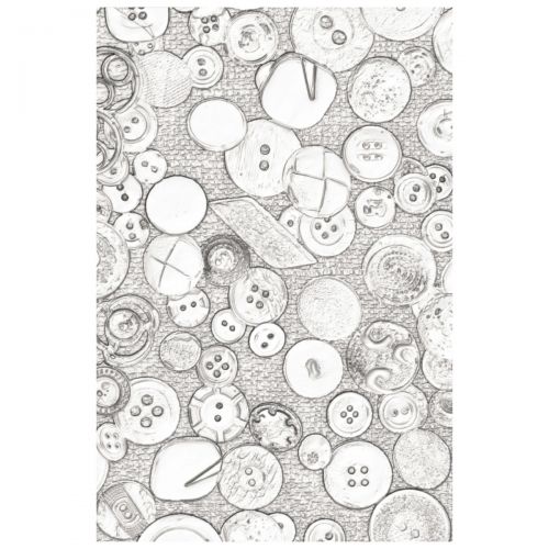 EMBOSSING FOLDER 3D VINTAGE BUTTONS SIZZIX (PLANTILLAS DE RELIEVE)