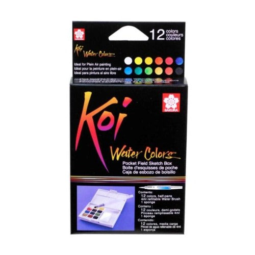 ACUARELAS KOI 12 COLORES SAKURA