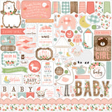 PAPEL DECORATIVO COLECCION BABY GIRL ECCHO PARK PAPER