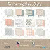 PACK DE PAPELES 30*30cm. SIMPLICITY BASIC PAPERS FOR YOU