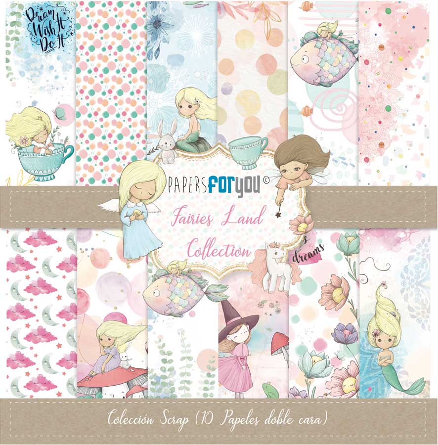 PACK DE PAPELES 30*30cm. CUTE&LITTLE BUNNIES PAPERS FOR YOU