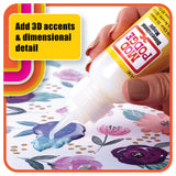 DIMENSIONAL MAGICO GLITTER PLATEADO MOD PODGE