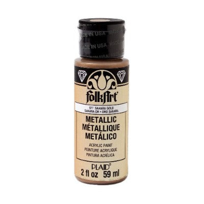 PINTURA ACRILICA METALICA FOLKART (59ML) (Variedad de colores)