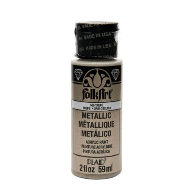 PINTURA ACRILICA METALICA FOLKART (59ML) (Variedad de colores)